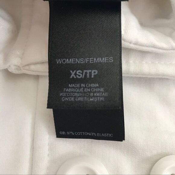 NORTH FACE Jacket Casual White Full Button Closure Hooded Outdoor Women's XS - Picture 4 of 7